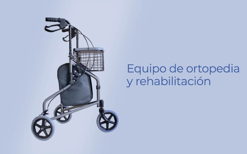 Equipo de ortopedia y rehabilitación